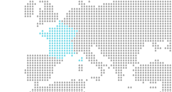 Mappa della Francia, principale paese in cui si parla francese.